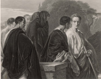 Brutus, Cassius, and other conspirators